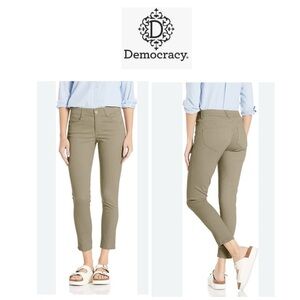 Democracy AB Technology Olive Ankle Skimmer Pants 8